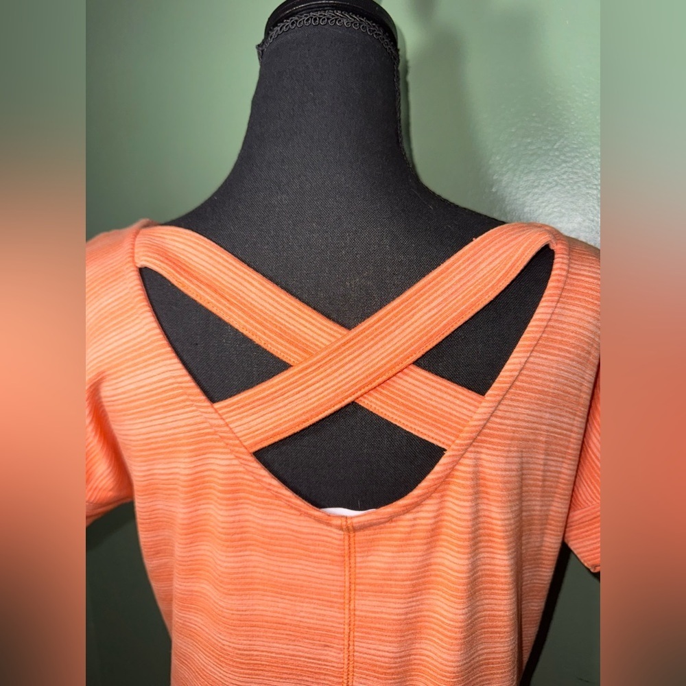 Talbots Vibrant Orange Knit Top - Picture 6 of 8